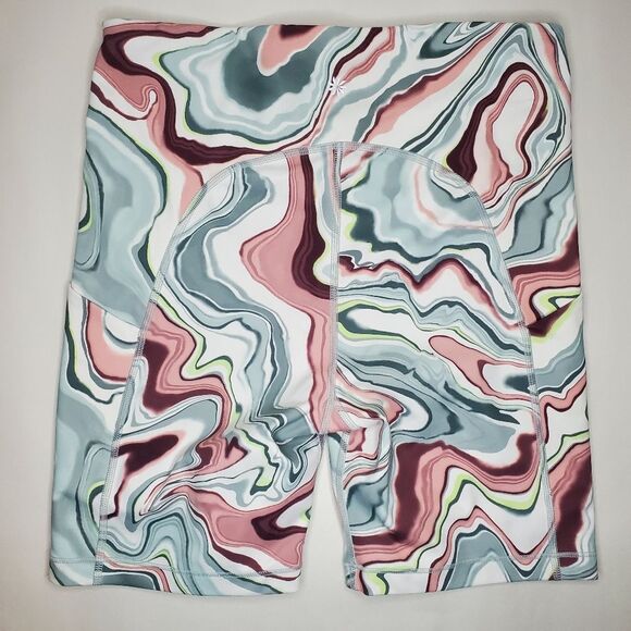 Athleta Ultimate Stash Pocket Printed 7" Short Size M - Picture 4 of 9